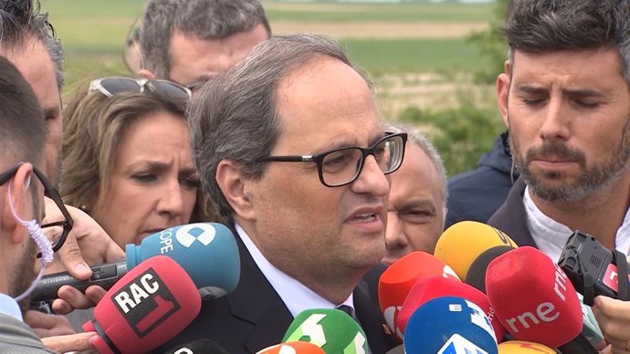 Torra visita a la presó d'Extremera als exconsellers presos