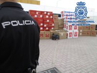 Detenidas 13 personas e incautadas más de 140.000 cajetillas de tabaco de contrabando en La Línea (Cádiz) en 2018