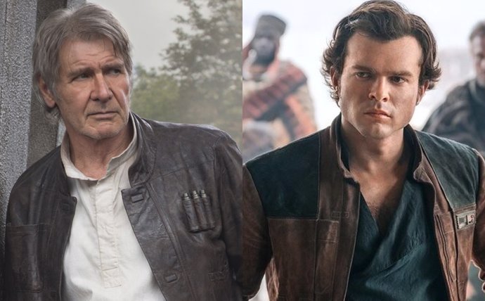 Han Solo: Harrison Ford y Alden Ehrenreich