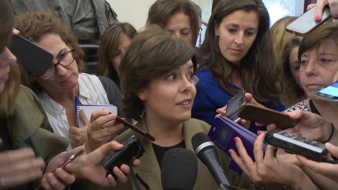 Soraya Sáenz de Santamaría al Congrés dels Diputats