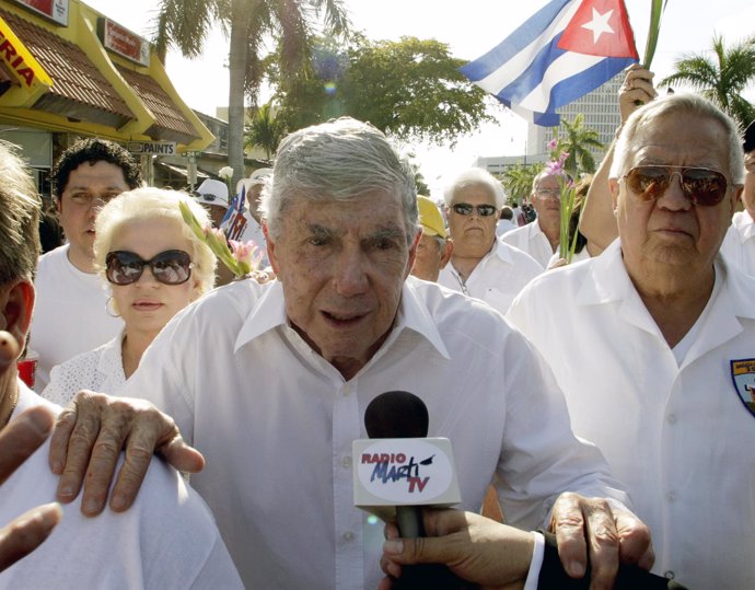 El exiliado cubano Luis Posada Carriles