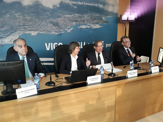 La conselleira do Mar en una jornada en Navalia 2018