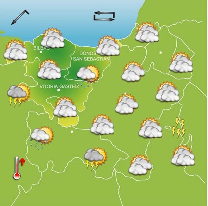 Previsiones para el 24 de mayo