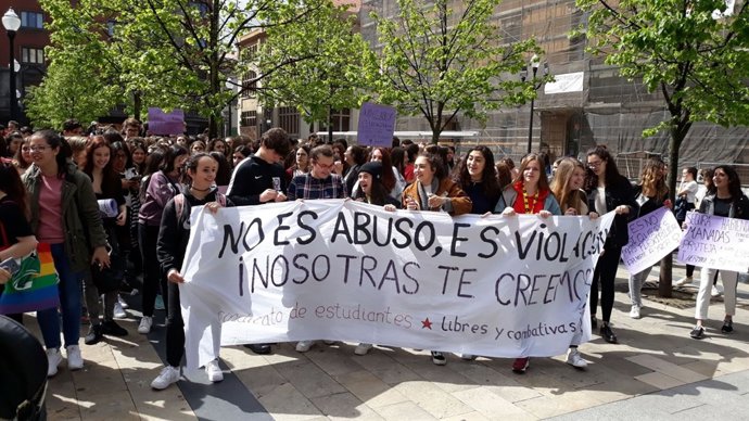 Manifestación contra la sentencia de 'La Manada'