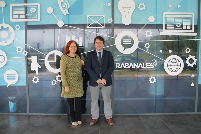 Delgado y Cuadros, durante el encuentro mantenido