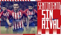 El Atlético presenta su nueva camiseta presumiendo de "sentimiento sin rival"