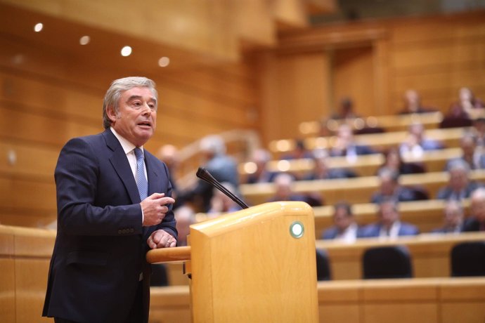 José Manuel Barreiro en el Pleno del Senado del 155