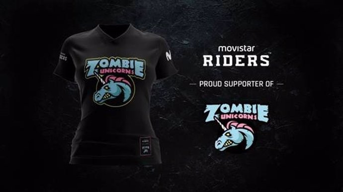 Movistar Riders se alía con el equipo femenino Zombie Unicorns