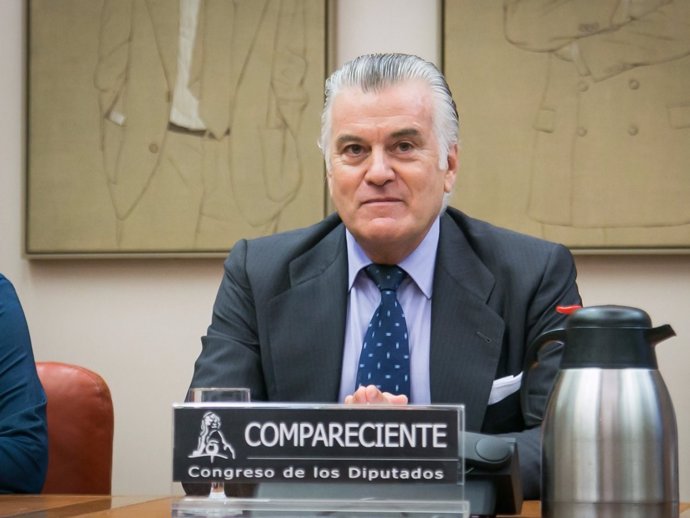 Luis Bárcenas, en el Congreso