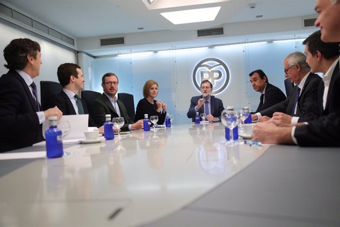 Rajoy presideix la reunió del Comitè de direcció del PP