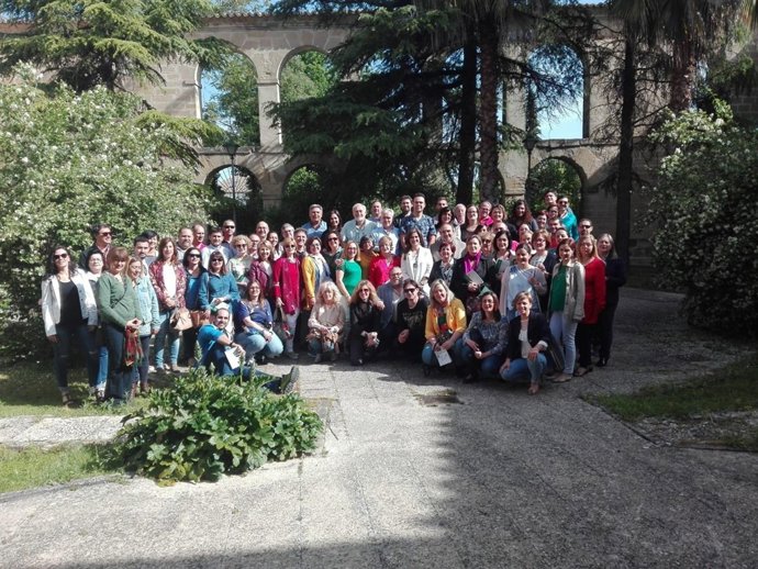 Participantes en las Jornadas Provinciales de Educación Permanente.