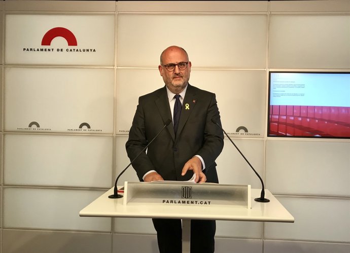 El portaveu adjunt de JxCat en el Parlament, Eduard Pujol.