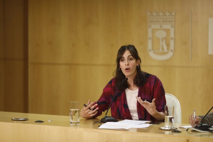 Rueda de prensa de la portavoz del Ayuntamiento de Madrid, Rita Maestre
