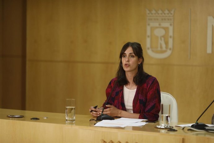 Rueda de prensa de la portavoz del Ayuntamiento de Madrid, Rita Maestre