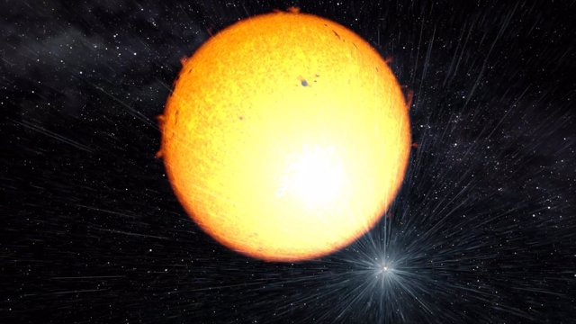 Imágen de la estrella de neutrones descubierta