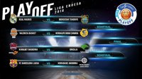 Real Madrid-Tenerife, Baskonia-Unicaja, Barça-Andorra y Valencia-Gran Canaria, cuartos de final