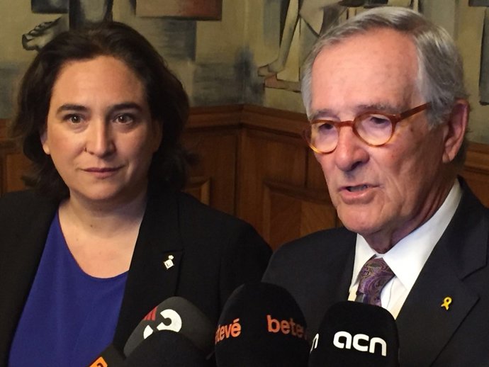   Ada Colau i Xavier Trias