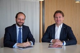 Raül Rodríguez (Banc Sabadell) i Josep Lluís Sanfeliu (Asabys Partners)
