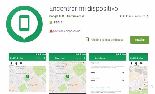 Cómo localizar un móvil robado o perdido (Android Device Manager)