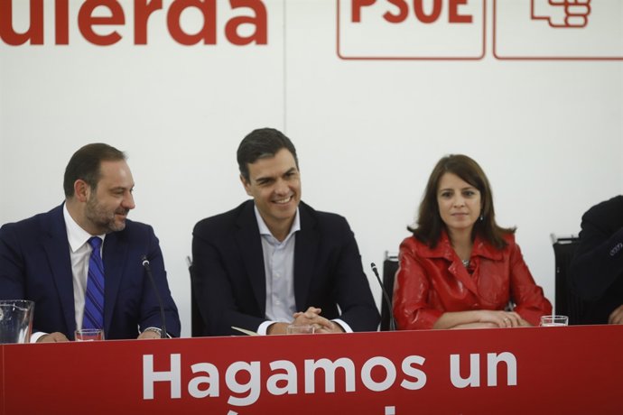 Sánchez presideix una reunió extraordinària de la Comissió Executiva Federal