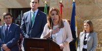 Susana Díaz: "Confío en la decisión que tome mi secretario general, que lo hará pensando en lo mejor para España"