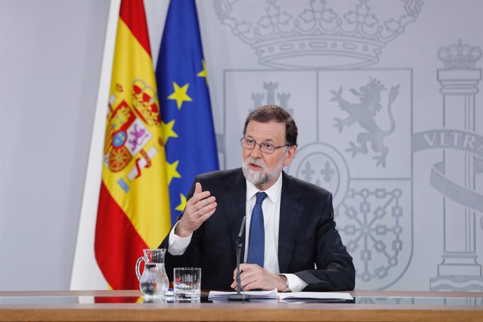 Rajoy comparece tras presentar el PSOE la moción de censura