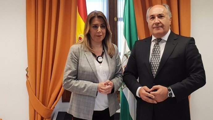 El alcalde de Algeciras con Susana Díaz