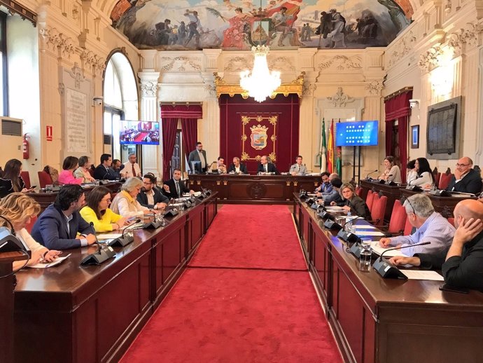 Pleno extraordinario de presupuestos del Ayuntamiento de Málaga 
