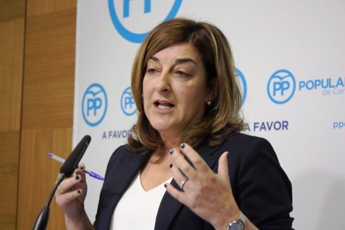 María José Saénz de Buruaga, presidenta del PP 