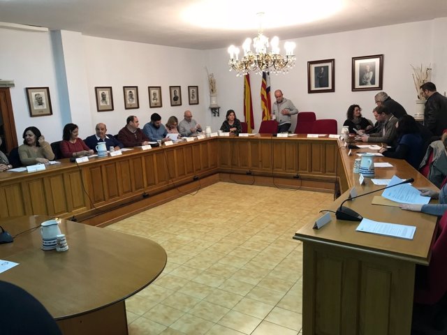 Imagen de archivo de un pleno del Ayuntamiento de Marratxí