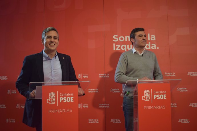 Pablo Zuloaga y Ricardo Cortés, candidatos de PSOE a Presidencia de Cantabria