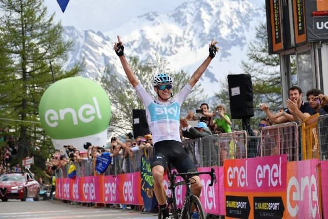 Chris Froome (Sky) gana en el Giro