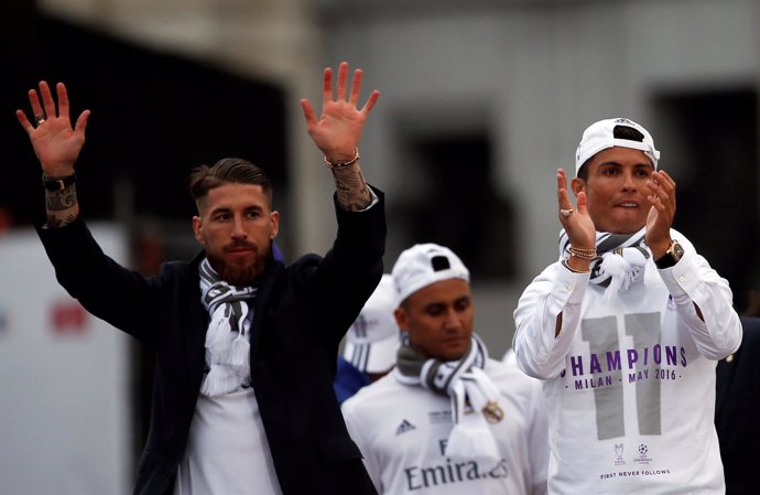 Real Madrid celebra la 'Champions'