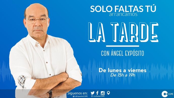 Ángel Exposito realiza este jueves en Cartagena su programa 'La Tarde'