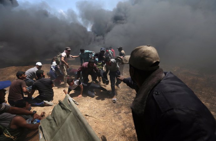 Disturbios en la Franja de Gaza