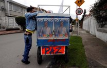 Cartel electoral del líder izquierdista Gustavo Petro