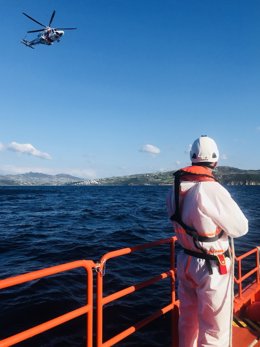 Rescate de una patera en las costas andaluzas