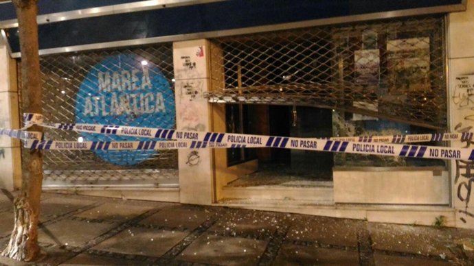 Local Marea Atlántica destrozado