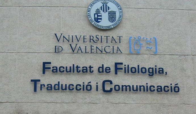 Fachada de la Facultad de Filología de la UV