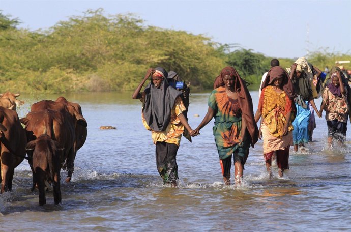 Inundación en Somalia