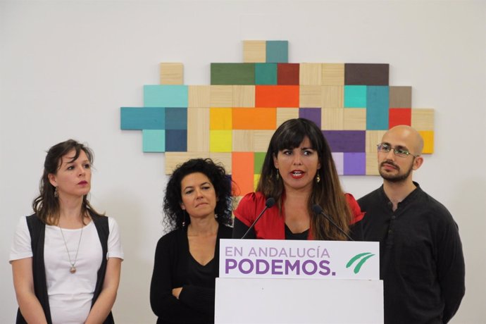Coordinadora general de Podemos Andalucía, Teresa Rodríguez