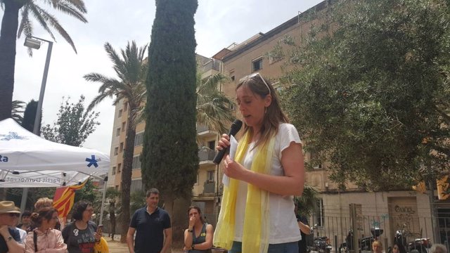 La hermana de Carles Puigdemont, Montse Puigdemont