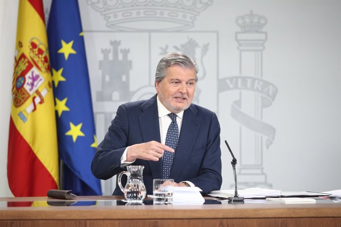 Roda de premsa d'Iñigo Méndez de Vigo després del Consell de Ministres