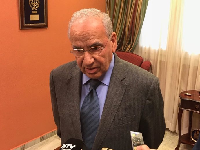 Alfonso Guerra, en Huelva. 