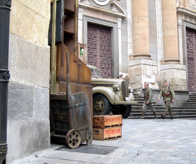  Rodaje De 'Mientras Dure La Guerra' De Amenábar.                               