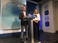 Maroto, tras la moción de Sánchez: "Se estarán frotando las manos Puigdemont, Torra, Rufián o Bildu"