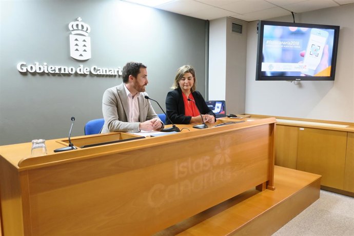 Rueda de prensa de la Consejería de Turismo de Canarias