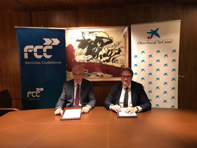 Acuerdo FCC Medio Ambiente y la Obra Social 'la Caixa' 