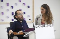 Echenique da por zanjada la polémica del chalé y evita hablar del 31% a favor de la dimisión de Iglesias