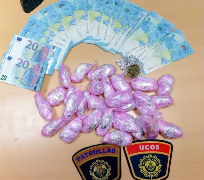 Dinero y droga intervenidos